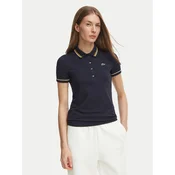 Lacoste Polo majica DF5284 Mornarsko modra Slim Fit