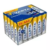 VARTA ENERGY CUBE alkalne baterije AAA za dug vijek trajanja, 24 komada/pakiranje 4103229234
