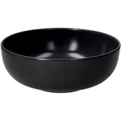TOGNANA servirna skleda Tatami Nero, porcelan, črna, 23 cm