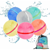JOJOY® Višekratni vodeni baloni za igru, Set od 4 komada, Ekološki i zabavni | SPLASHERS