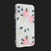 Ovitek Fashion flower type 3 za Apple iPhone 11 Pro Max, Teracell, roza