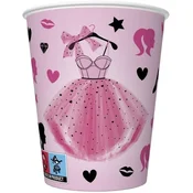 Papirnati lončki Pink Dress 250ml 8 kosov.