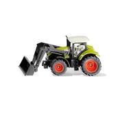 SIKU Blister - Traktor Claas Axion s čelnim nakladalnikom