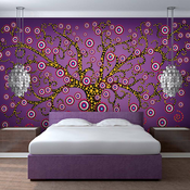 Foto tapeta - abstract: tree (violet) 250x193
