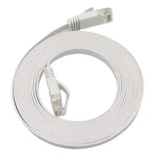MicroConnect Omrežni kabel UTP Cat6a 1m, bel, V-UTP6A01W-FLAT-LSZH
