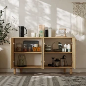 Hanah Home Konzola Venedik, 120x73,6x29,6 cm, Hrast