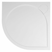 Četrtkrožna kad za prho iz litega marmorja ARCA, 90 x 90 x 3 cm, R550 - Bela - 90.00 - 36 - 3.00 - Liti marmor - Četrtkrožna - 90.00 - Gelco - CULTURED MARBLE - 90.00 - 90x90x3 cm
