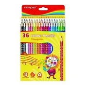 shumee Trikotne barvice za svinčnik 3 mm, 36 barv