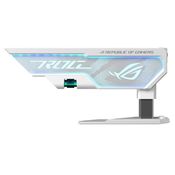 ASUS XH01 ROG Herculx nosilec za grafično kartico, višina 72-128mm, 3D ARGB, bel