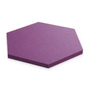 Akustični panel Hexagon 50 x 50 cm, debelina 3 cm, vijoličen