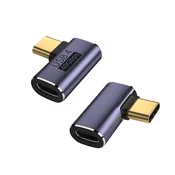 INF Adapter TYPE-C ženski na TYPE-C moški stranski upogib - 2 kosa, (5000291573)