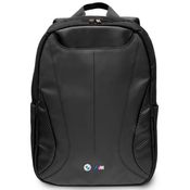 BMW 16 backpack black CarbonLeather Tricolor (BMBP15SPCTFK)
