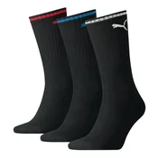 PUMA SPORT CREW STRIPE 3P, Clothing, Black, 47-49