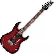 IBANEZ Elektricna gitara (Crna/Crvena - Transparent Red Burst) - GRX70QA-TRB,