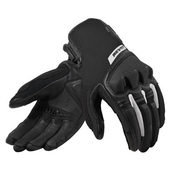 Ženske motociklističke rukavice Revit Duty crno-bijele