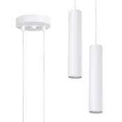 Sollux SL.1868 - viseci luster LAGOS na sajli 2xGU10/10W/230V bela