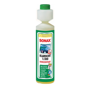 SONAX koncentrat za čiščenje vetrobranskega stekla Sonax 1:100, limona, 250 ml