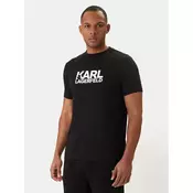 Karl Lagerfeld Majica  črna / bela