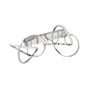 LED prigušiva plafonska lampa ABRO LED/49W/230V, sjajni hrom