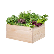 ATMOWOOD Lesena visoka greda 80 x 60 x 40 cm