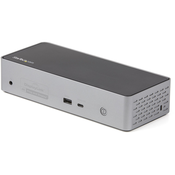StarTech.com DK31C4DPPDUE replikator priklopov in vhodov prenosnega računalnika Žični USB 3.2 Gen 2 (3.1 Gen 2) Type-C Črna, Siva