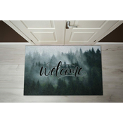 tulup.si Predpražnik za pred vrata Welcome megleni gozd 150x100 cm