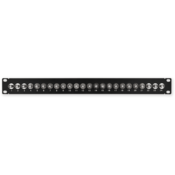 CEL-TEC PP-144 24P/BNC - černá - 19 patch panel 1U, 24 portů BNC