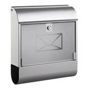 Alco Poštni nabiralnik 8608, kovinski, srebrn