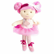 Doudou Jolijou Mini lutka balerina Les Tutus 23 cm belo-rožnata obleka