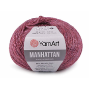 Manhattan Pletena preja 50 g - (905) staro roza temno.