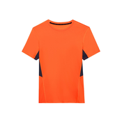 Mens Sports T-Shirt Slim Made of 4F Recycled Materials - Orange