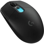 Logitech G305 X Superlight brezžična igralna miška črne barve