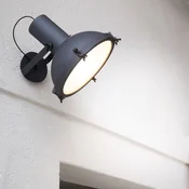 Zunanja stenska svetilka Nemo Projecteur 365, polnočno modra - Industrijski dizajn - polnočno modra mat - Kovina
