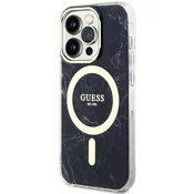 Guess OVITEK GUESS HARDCASE ZA IPHONE 14 PRO 6.1 ZA MAGSAFE Z VZORCEM MARMORJA