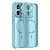 Hibridni ovitek HaloFrost II MagSafe za Xiaomi Redmi 15C 4G/Redmi 15C 5G - mint green