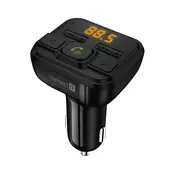 CONNECT IT CCC-8600-BK - FM predajnik za automobil sa handsfree funkcijom, crne boje