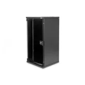 254 mm (10) 12U wall mounting cabinet 592x312x300 mm, color black (RAL 9005)
