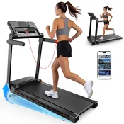 ISCOOTER FORMILL FT54 zložljiva tekalna steza, 3 HP, 14 km/h, 15 % samodejni naklon in aplikacija