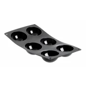 Silicone mold with 6 hemi-spheres, 30 x 17.5 cm - de Buyer brand