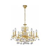 Kolarz 3234.88.3.KoT- Kristalni luster na lancu CARMEN 8xE14/60W/230V 24K zlato