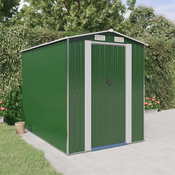 vidaXL Vrtna lopa zelena 192x274x223 cm pocinkano jeklo