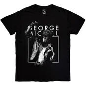 George Michael B&W Faith Black L Majica
