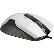 A4Tech Gejmerski miš A4-W70 MAX PANDA WHITE, Bloody, RGB, 10000Dpi, USB, Beli