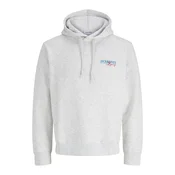 JACK & JONES Majica JJJADE pegasto bela