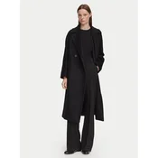 Weekend Max Mara Volneni plašč Resina 2625016021 Črna Regular Fit