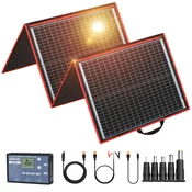 DOKIO Dokio prenosni zložljivi solarni panel, 200W največja moč, monokristalni material, 160W solarni panel set, (5000156994)