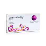 CooperVision Avaira Vitality Toric (6 leč) Dioptrija: -6.5, Ukrivljenost: 8.5, Premer: 14.5