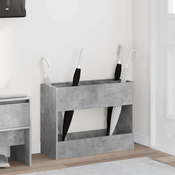 vidaXL Stojalo za dežnik Betonsko siva 65 x 24 x 50 cm Konstruiran les