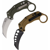 Reate Knives EXO-K Button Lock Green SW