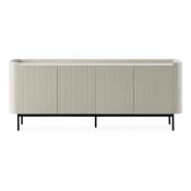 Kremno bela komoda 200x80x40 cm Willa – MOME